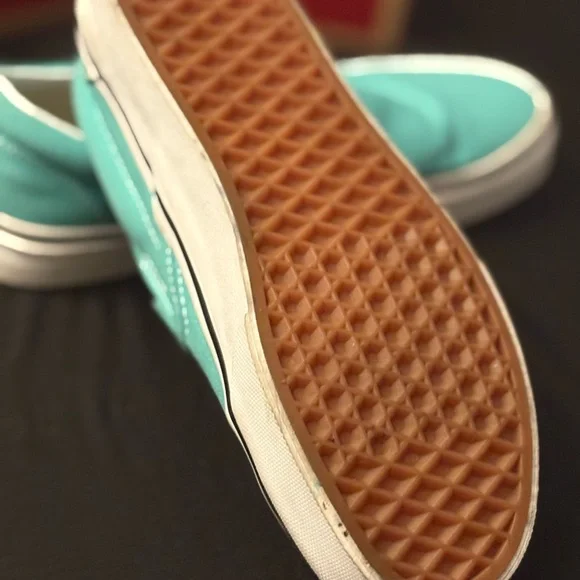 Vans Turquoise Slip-On Shoes - Picture 2 of 4